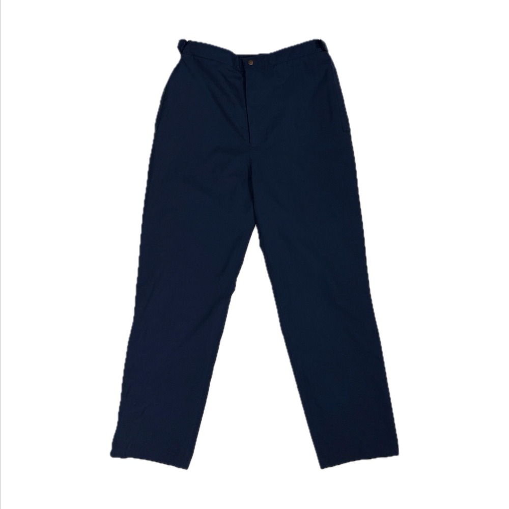 Vintage Tourney Gore Tex blue lined adjustable waterproof pants mens XL